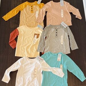 Huge NWT Boys Cat & Jack Kids' Long-Sleeve Tops Bundle